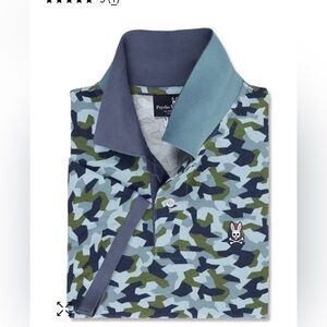 Psycho Bunny Camouflage Polo Shirt size 8